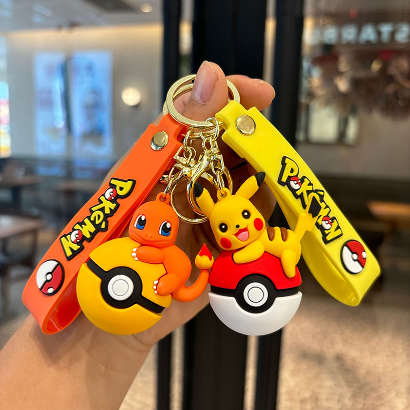 Pokeball Cosplay Prop - Gantungan Kunci Pokemon Poke Ball Pikachu