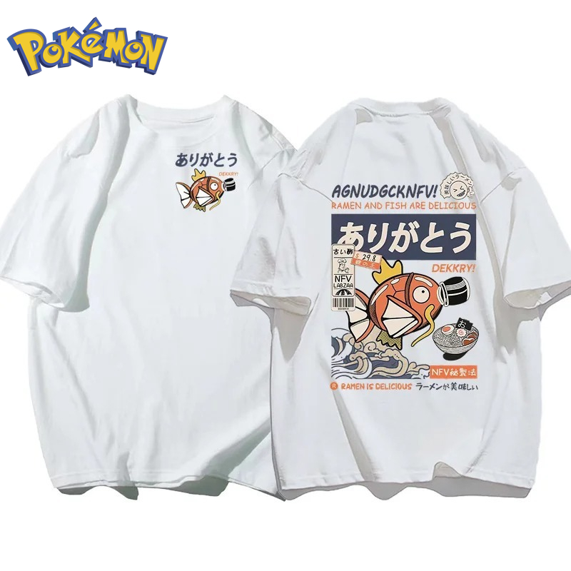 Pokeball Cosplay Prop - Kaos Cetak Dua Sisi Pokemon Magikarp