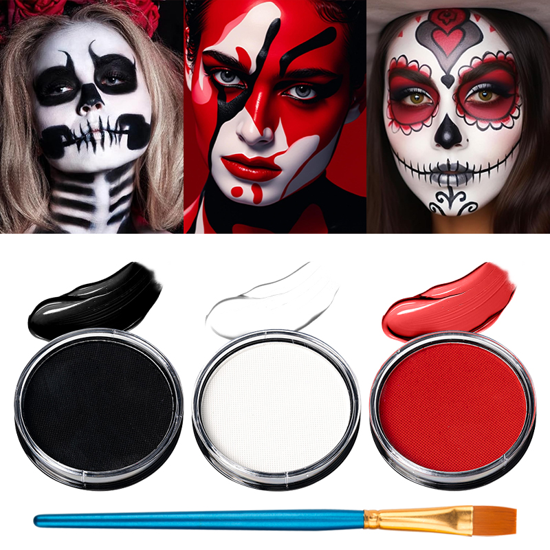 Cosplay Prop Paint - 3pcs Set Cat Wajah Berbasis Air