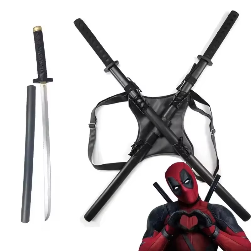 Cosplay Prop Dagger - Pedang Katana Deadpool PU Anime Soul