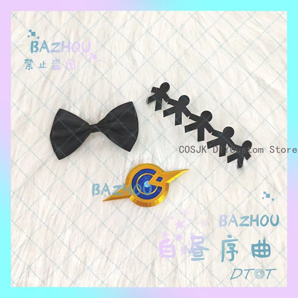 Cosplay Prop Bow - Aksesori Rambut Busur Tartaglia Game Genshin