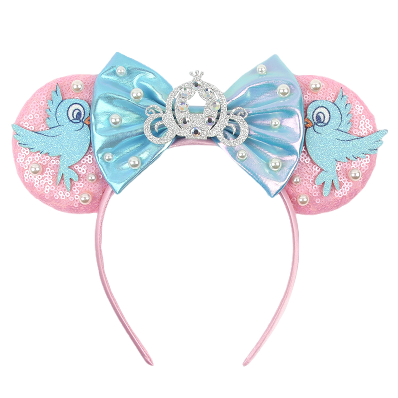 Cosplay Prop Bow - Disney Cinderella Mickey Mouse Ikat Kepala
