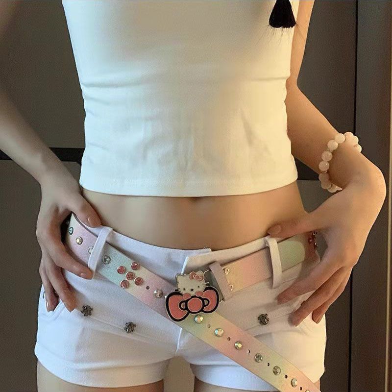 Easy Cosplay Prop - Sabuk baru - Jeans Katy motif