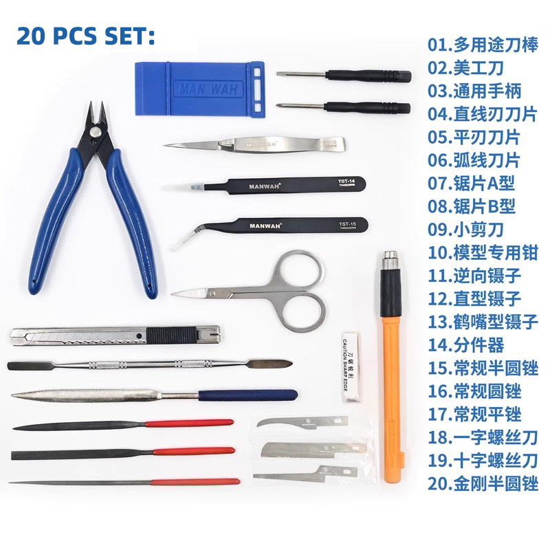 MANWAH set peralatan Kerajinan - Craft Knife Set ulasan dan harga