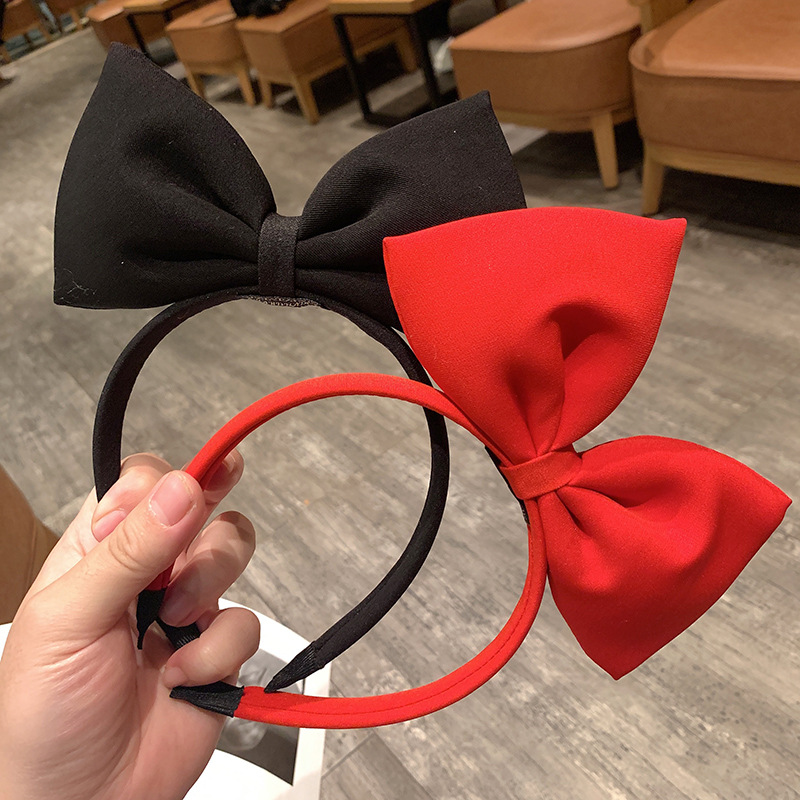 Ikat Kepala Pita Besar Merah G - Cosplay Prop Bow ulasan dan harga