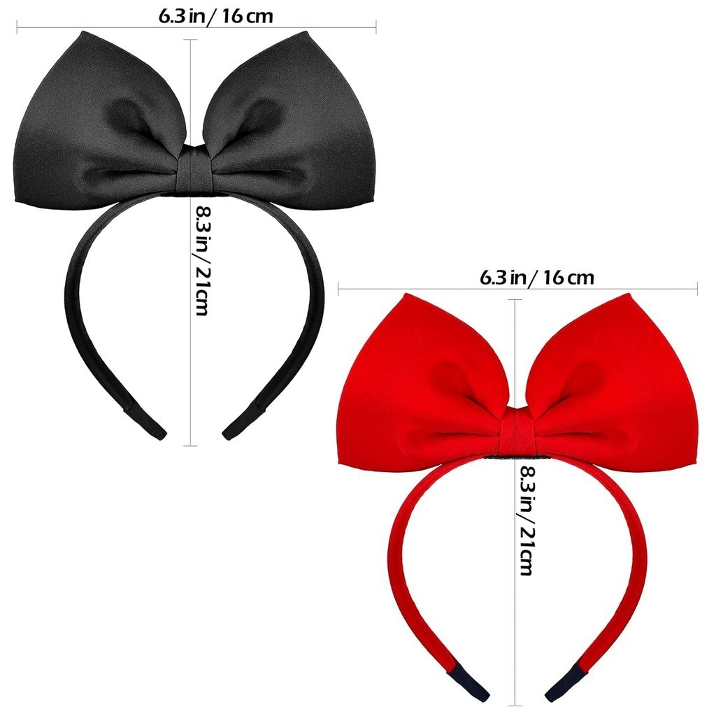 Ikat Kepala Pita Besar Merah G - Cosplay Prop Bow ulasan dan harga