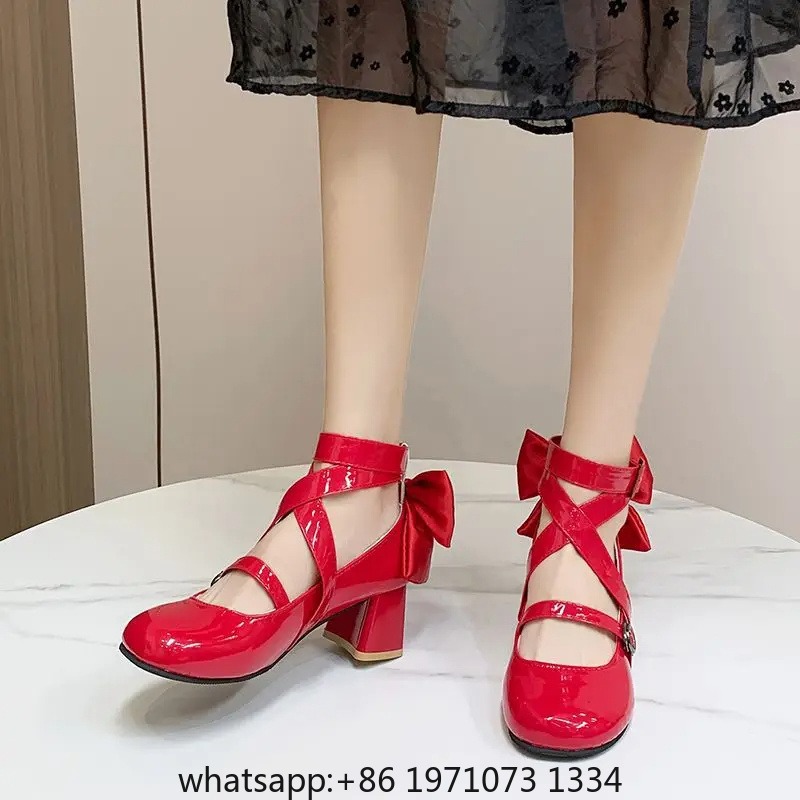 Sepatu Cosplay Anime Puella Ma - Cosplay Prop Bow ulasan dan harga