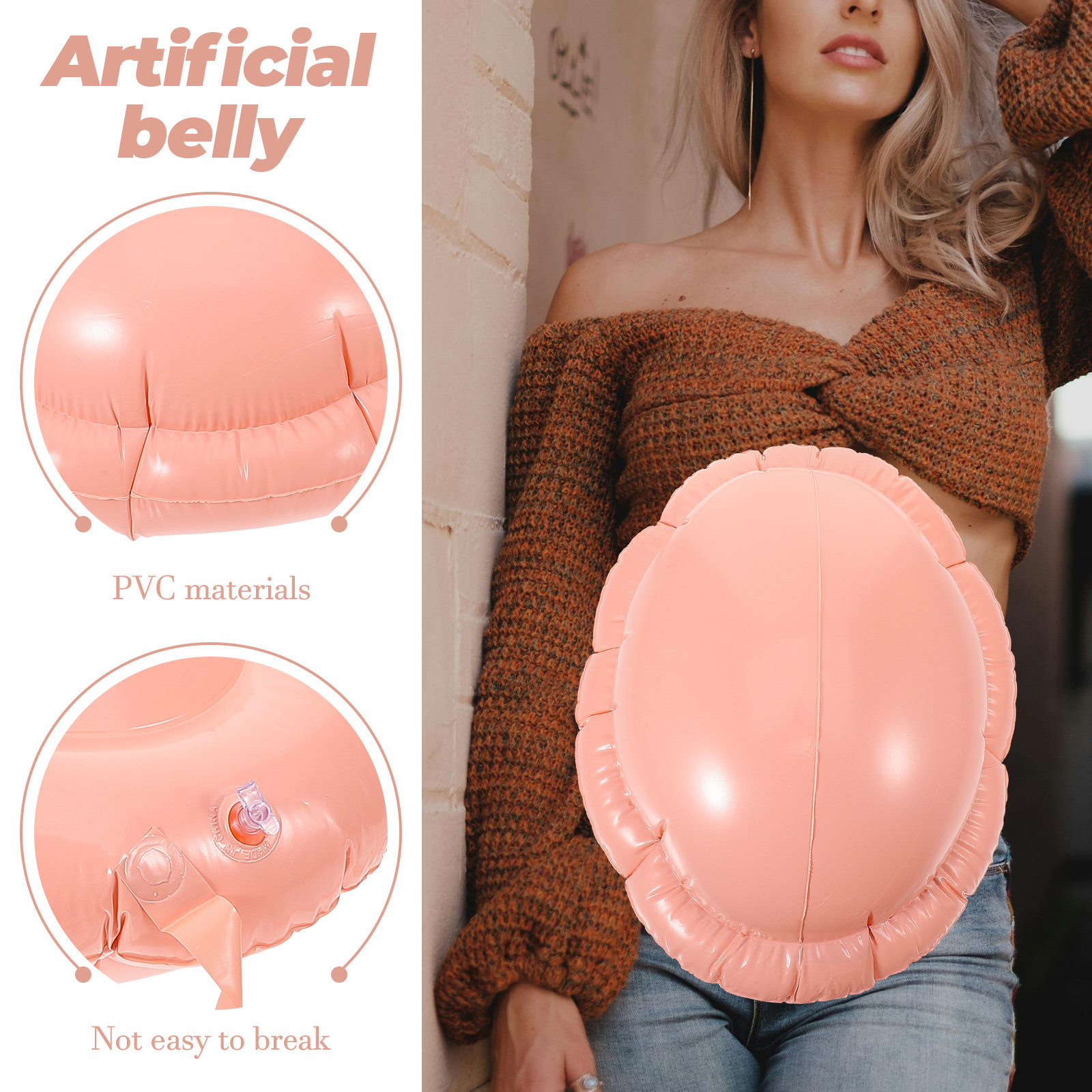 Bantalan Perut Hamil Tiup Baha - Easy Cosplay Prop ulasan dan harga
