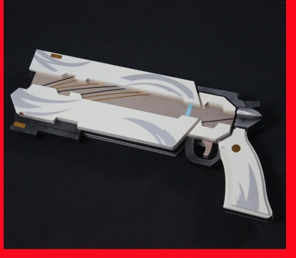 Anime Wuthering Waves MORTEFI  - Cosplay Prop Pistol ulasan dan harga