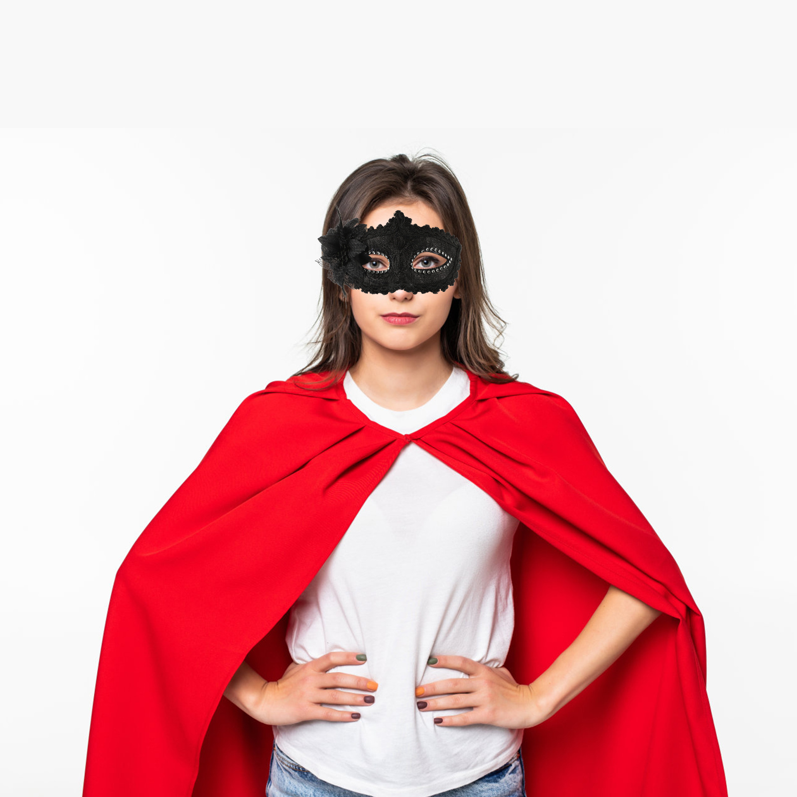 Topeng Putri Renda Setengah Wa - Cosplay Prop Designer ulasan dan harga
