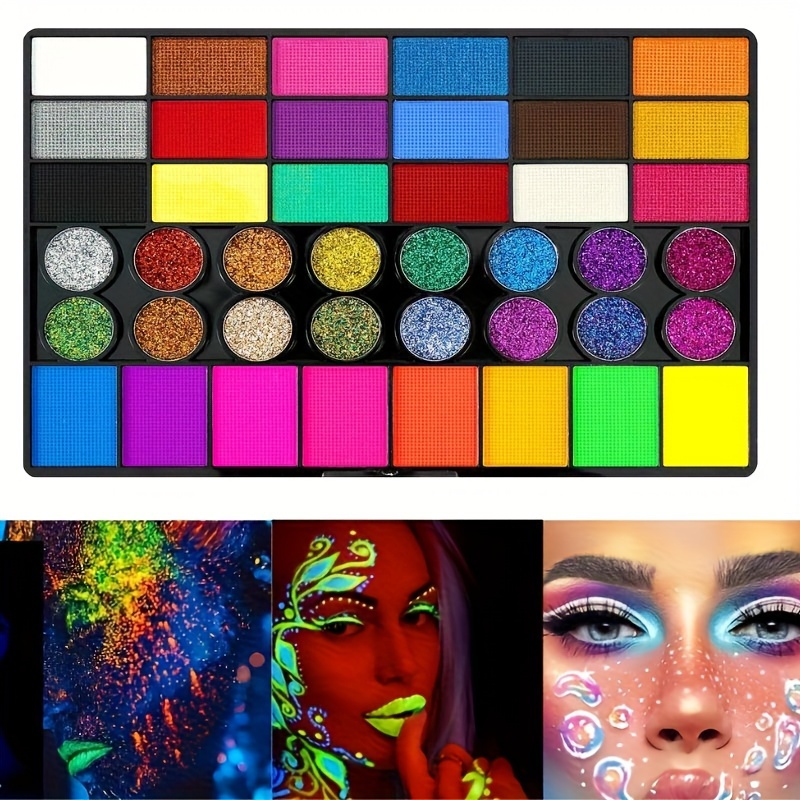42 Warna Palet Cat Wajah dan T - Cosplay Prop Paint ulasan dan harga