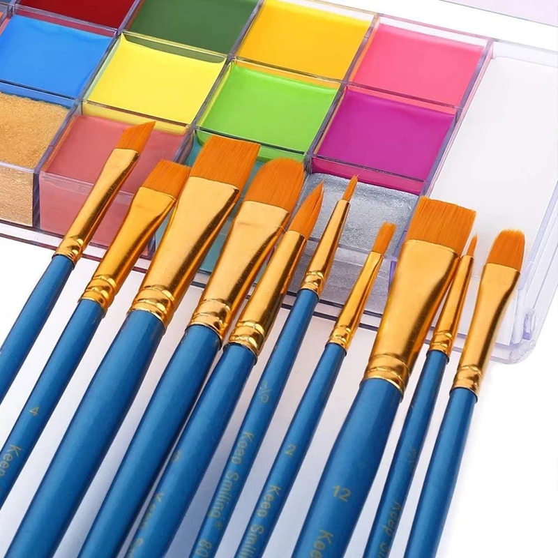 Lukisan minyak wajah, 20 warna - Cosplay Prop Paint ulasan dan harga