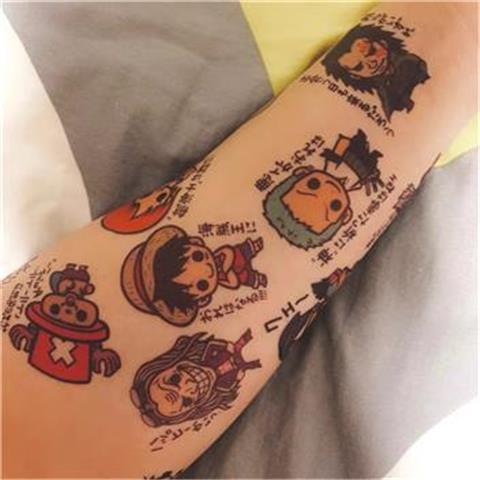 Set Stiker Tato Temporer Baru  - Cosplay Prop Designer ulasan dan harga