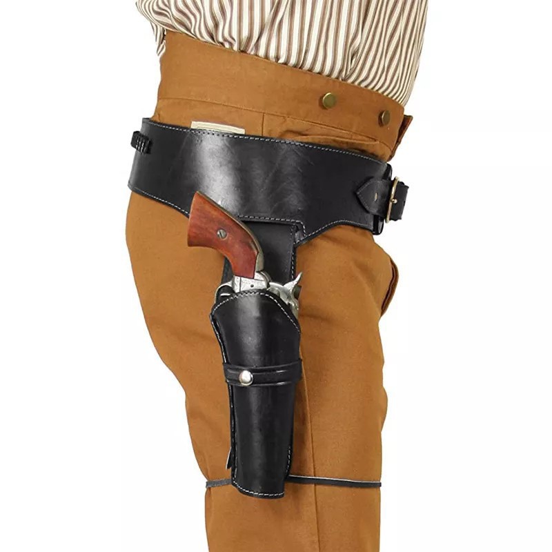 Sarung Pistol Paha Koboi Barat - Cosplay Prop Pistol ulasan dan harga