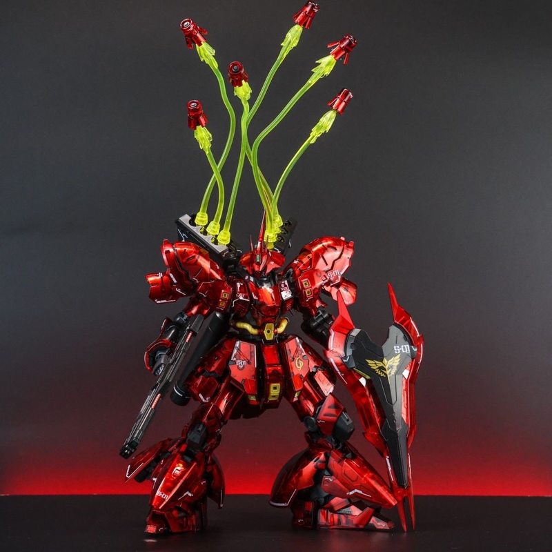 STAR RG 1/144 Sazabi Kit Model - Bandai Gundam Rg ulasan dan harga