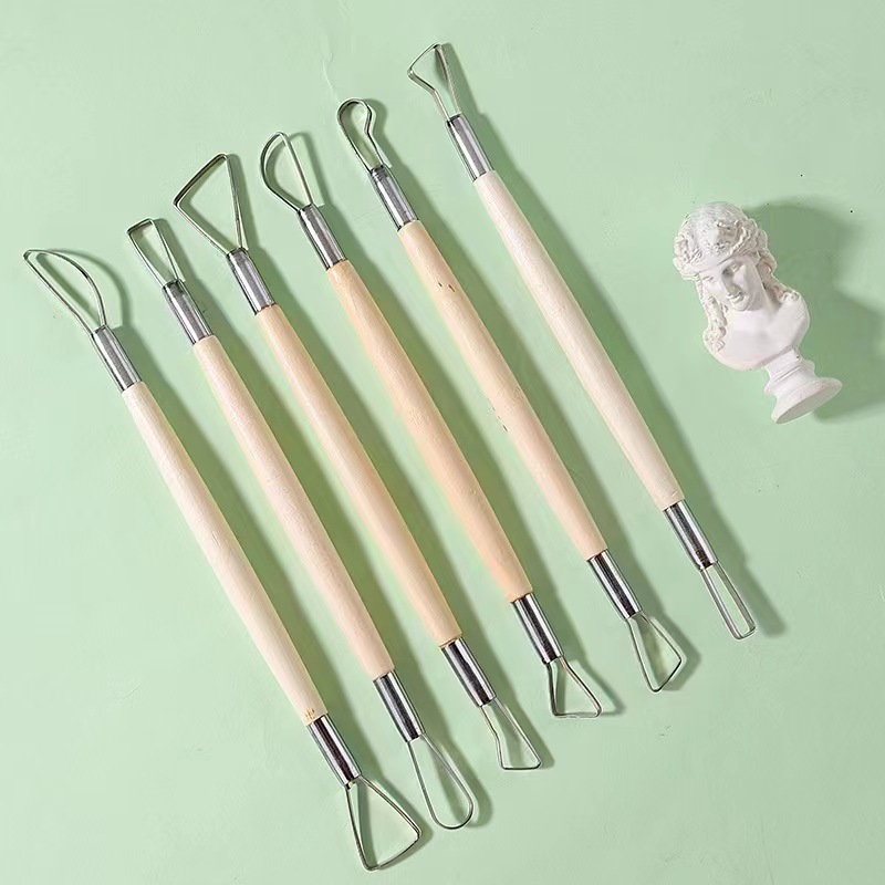 6 buah alat ukir patung tanah  - Craft Knife Set ulasan dan harga
